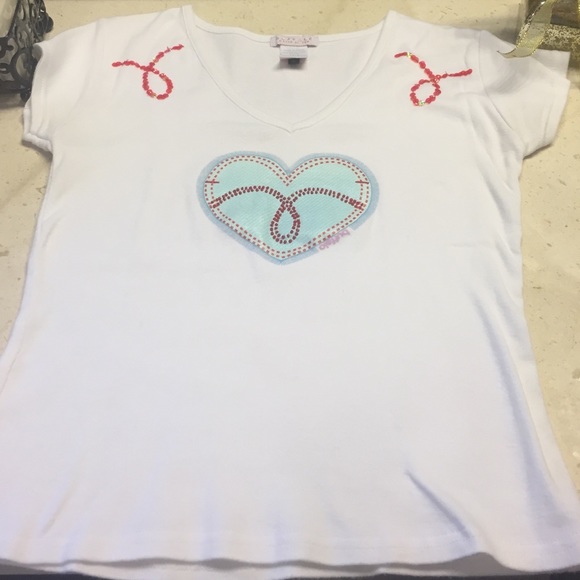 White v neck tee by buffalo David bitton - Picture 1 of 2