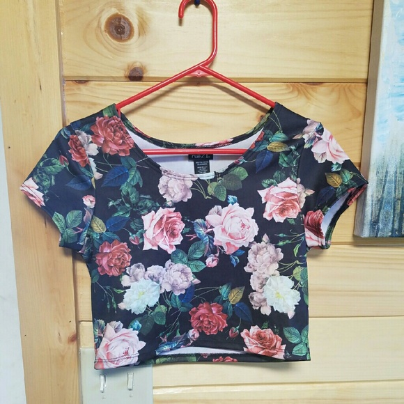 Flower Crop Top