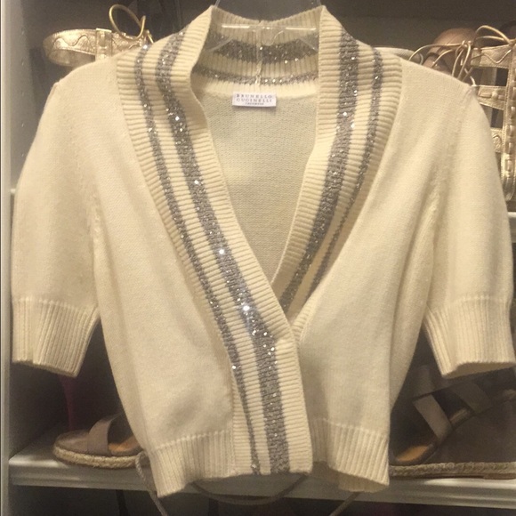 Brunello Cucinelli cashmere cropped sweater