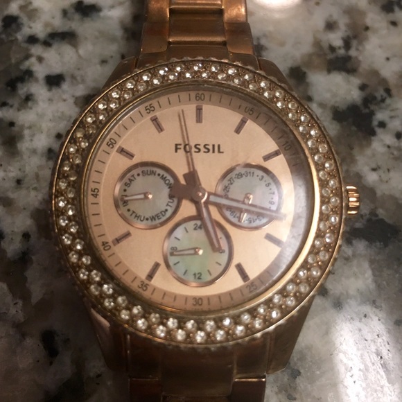 Fossil Watch Rose Gold