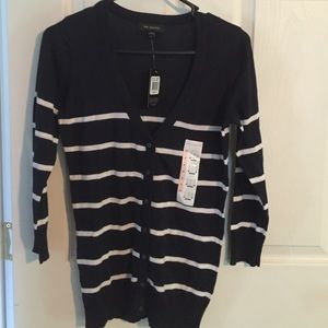 The Limited Navy Cardigan