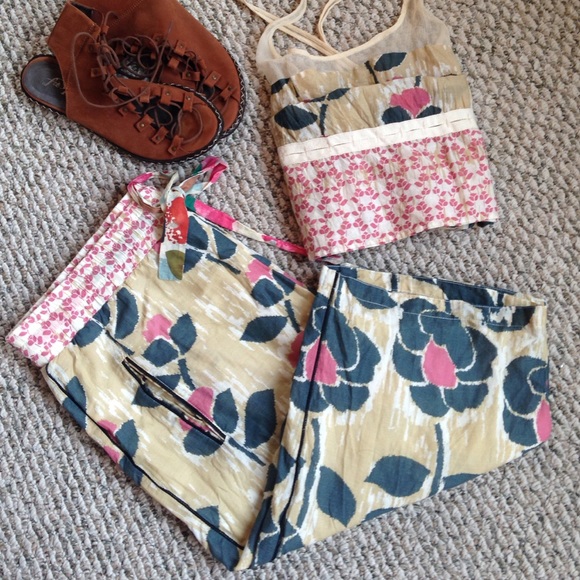 Whitely Draw String Crop Pant - image 1