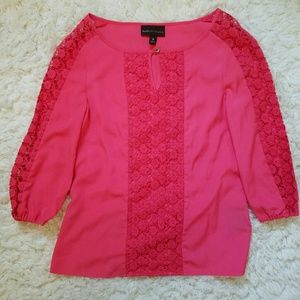 Long sleeve coral top