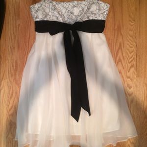 BCBG white dress