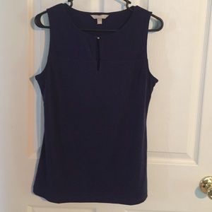 Plum sleeveless top