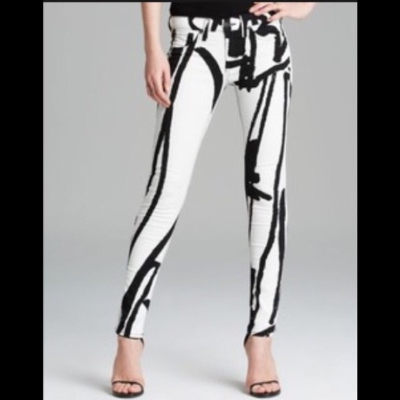 Rag &Bone Painted printed Jeans- Size 28