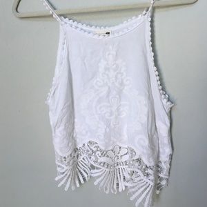 Pac Sun High Neck Lace Tank