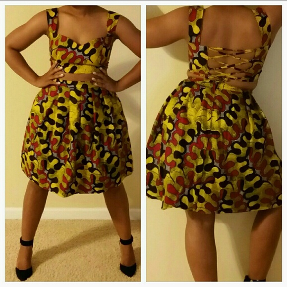 Skirt and sun top