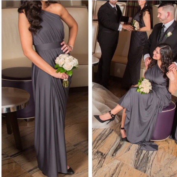 MUST GO! WORN ONCE! Dry cleaned toga dress