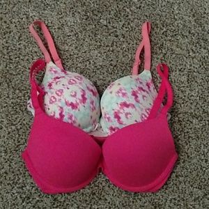 2  PINK Victoria's Secret Bras
