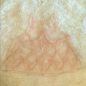 Scalloped Beaded Halter