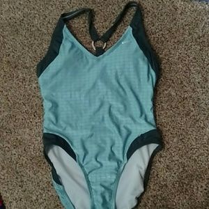 Nike one piece swim suit