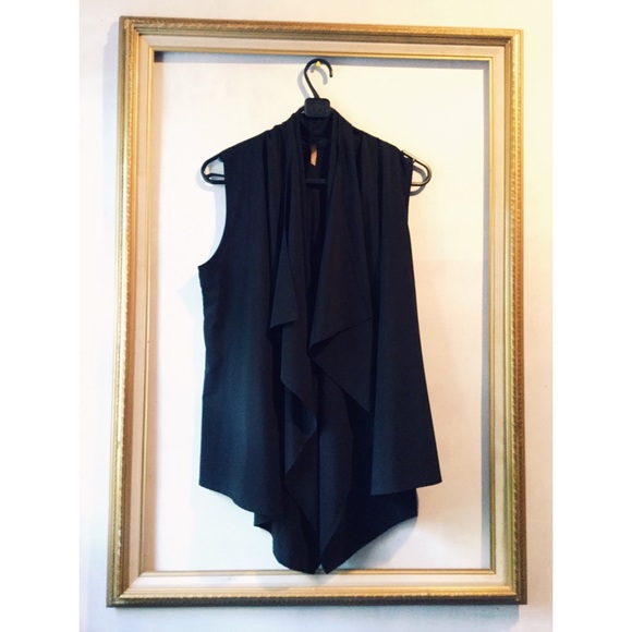 Jackets & Blazers - Draped Long Vest