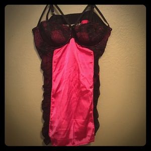 Sexy plus sized lingerie hot pink and sassy