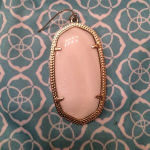 Kendra Scott Danielle gold & white earring