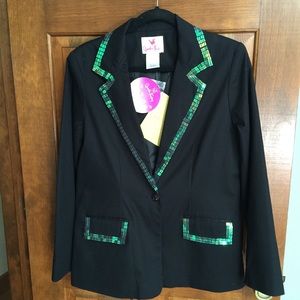 Black Sequined Blazer
