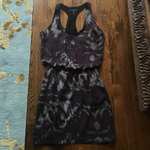 Silk racer back dress