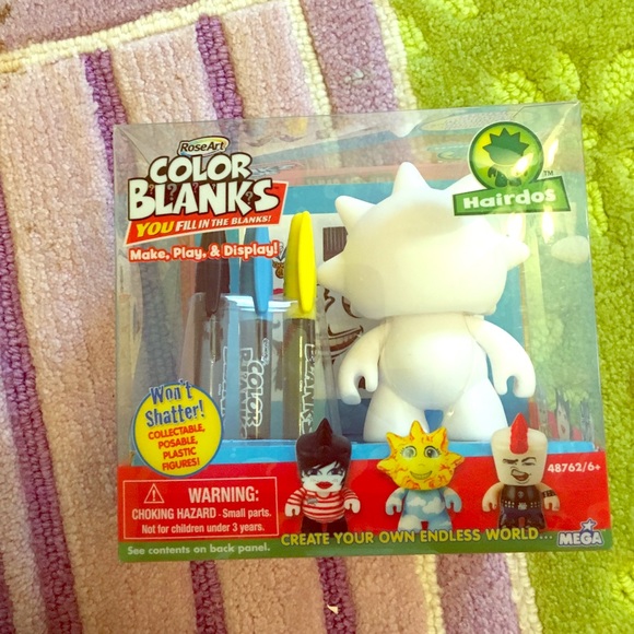 Color blanks- you fill in the blanks!