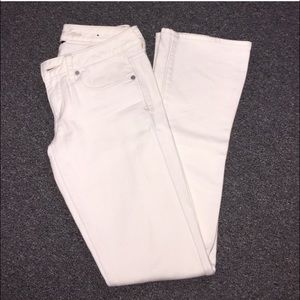 White 'skinny kick'  jeans