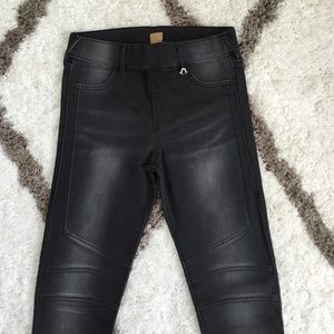 Grey Moto style true religion denim