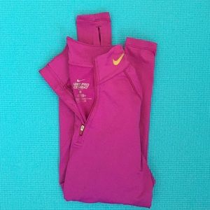 •Nike purple quarter zip•