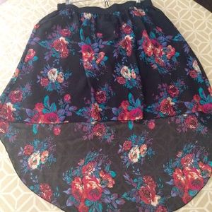 Charlotte Russe high/low skirt