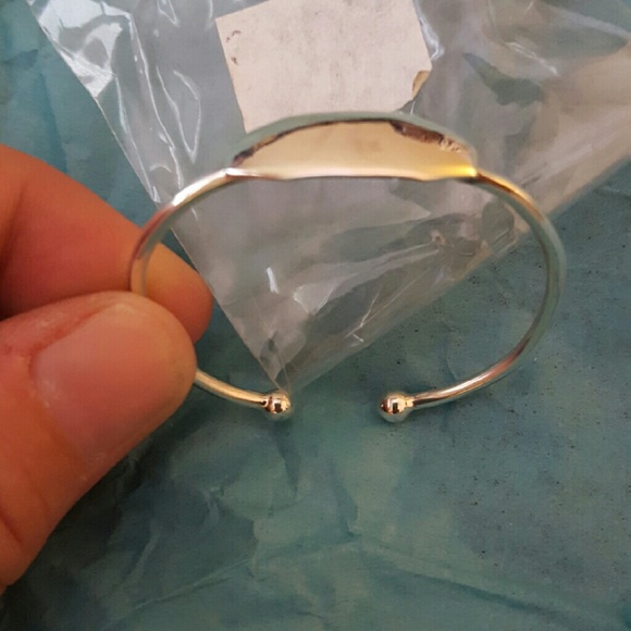 Sterling silver baby bracelet.