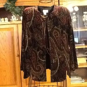 Maroon sequin dressy top