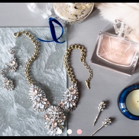 Celestial Frost Statement Necklace - Picture 3 of 3