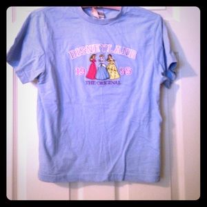 Disney Princess Tee// baby blue// large
