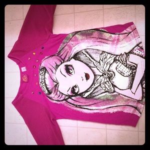 Cute girly ever after high Raven top