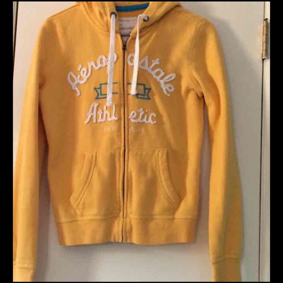 Yellow Aeropostale hoodie