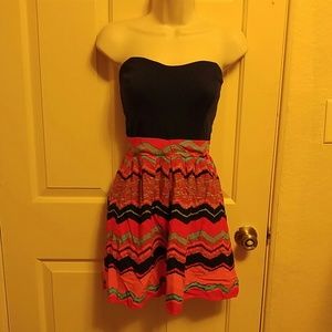 Strapless top dress