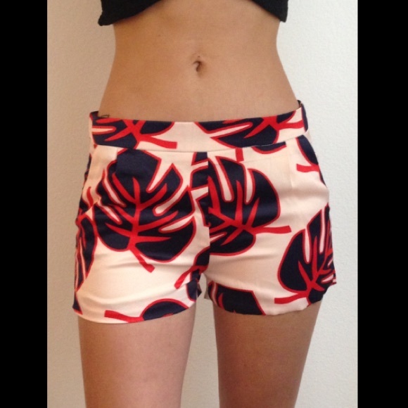 Printed Silk Shorts - Picture 2 of 4