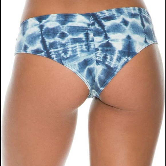 Billabong Blue Shibori Hawaii Bikini Bottoms
