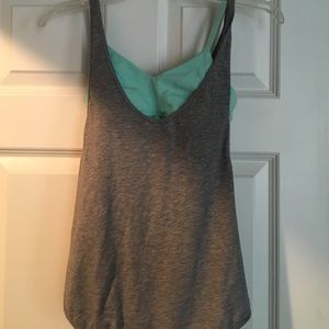 Lululemon tank with built in bra.