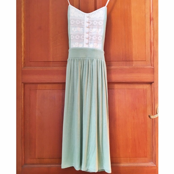 Kimchi Blue sage green sundress