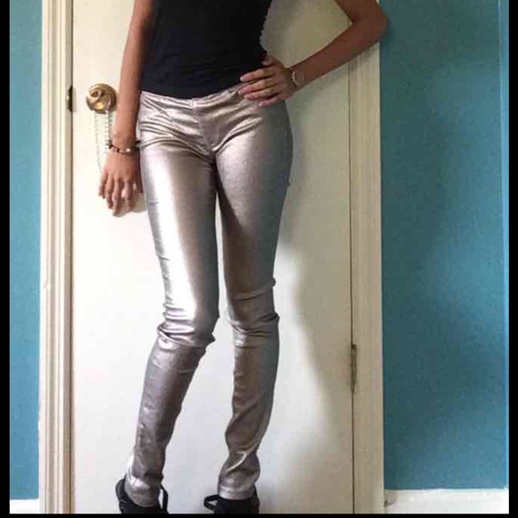 Gold pants
