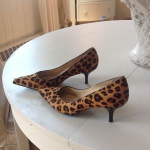 Cole Haan leopard shoes
