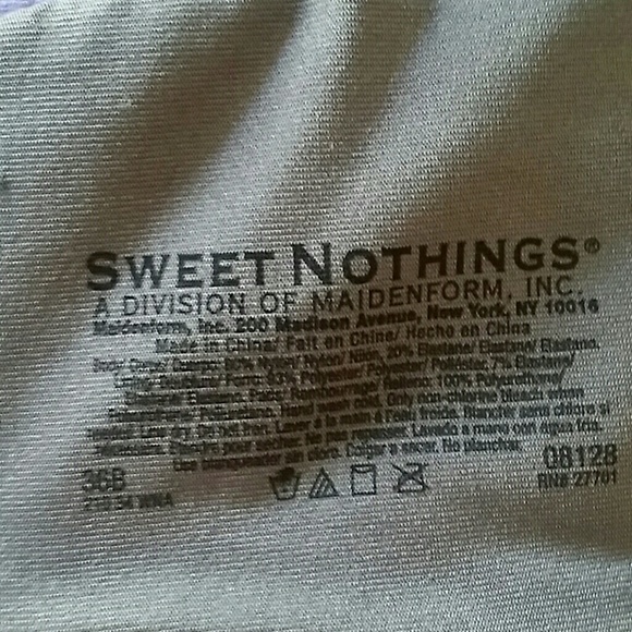 Sweet nothings push up bra 36B purple leopard - Picture 3 of 3