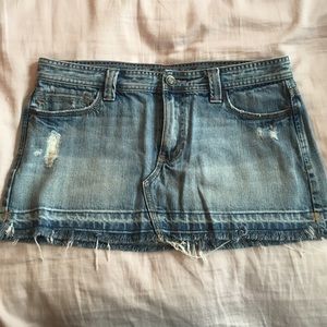 Abercrombie & Fitch Jean Skirt