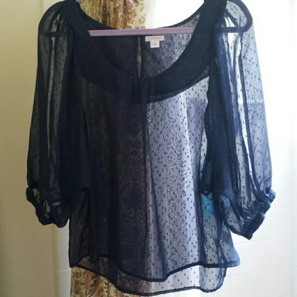 Navey blue top - Picture 1 of 3