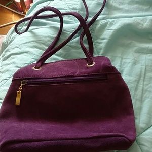 Purple Suede Bag
