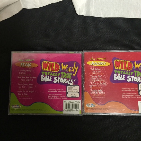 Two "Wild&Wacky, Totally True Bible Stories" CDs - Picture 2 of 2