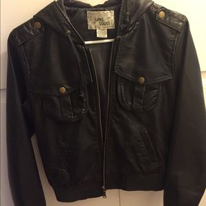 Leather jacket