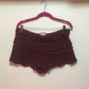 Urban lace shorts