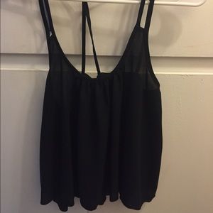 Black tank top