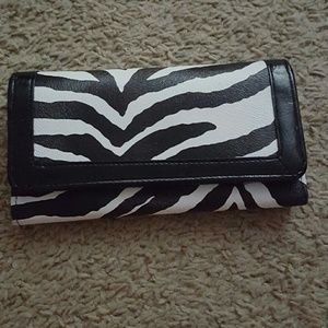 Zebra print wallet