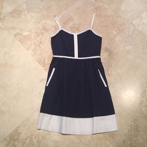 Urban Outfitters navy & white sundress