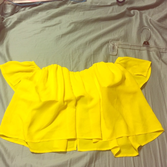 Strapless Crop Top